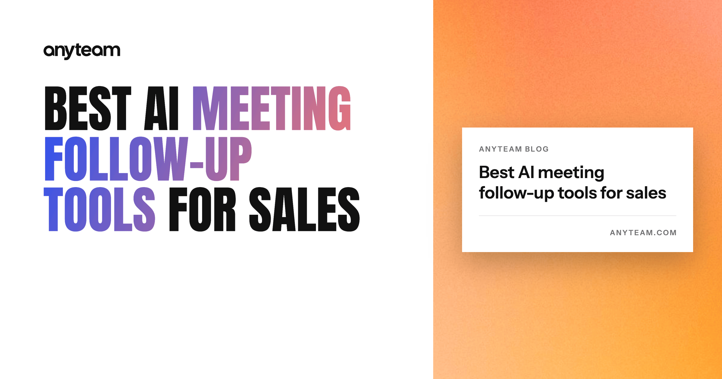 Best AI Meeting Follow-Up Tools for Sales Teams in 2026