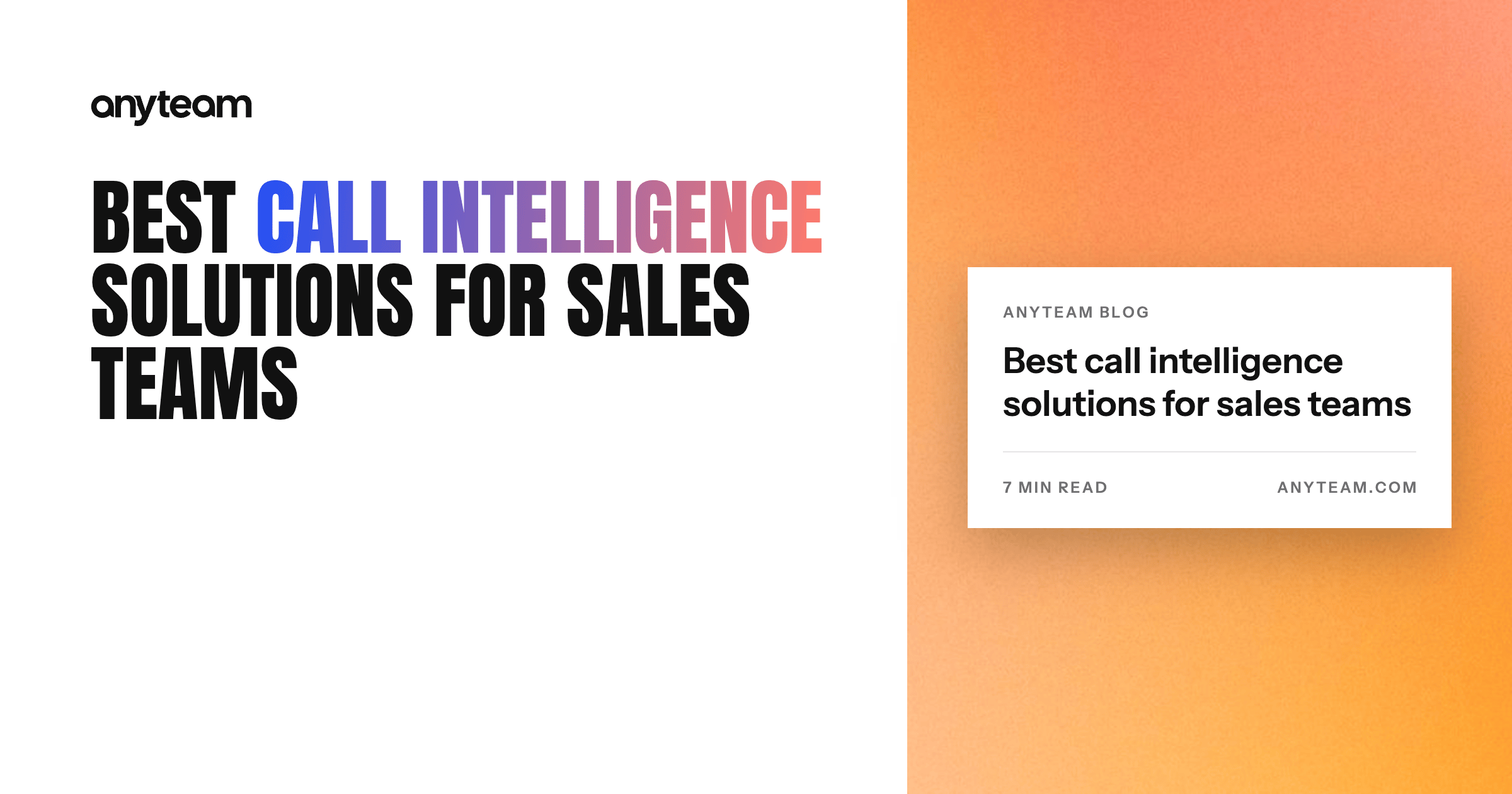 Best Call Intelligence Solutions for Sales Teams in 2026